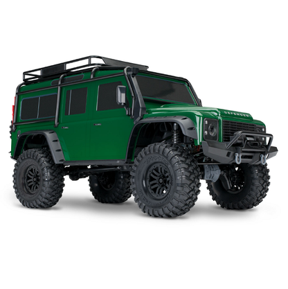 TRAXXAS TRX-4 DEFENDER Scale &amp; Trail Crawler Green Clipless w/ TQi 2.4Ghz Bluetooth Radio - 82256-4GRN