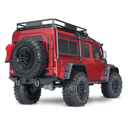 TRAXXAS TRX-4 DEFENDER Scale & Trail Crawler Red Clipless w/ TQi 2.4Ghz Bluetooth Radio - 82256-4RED