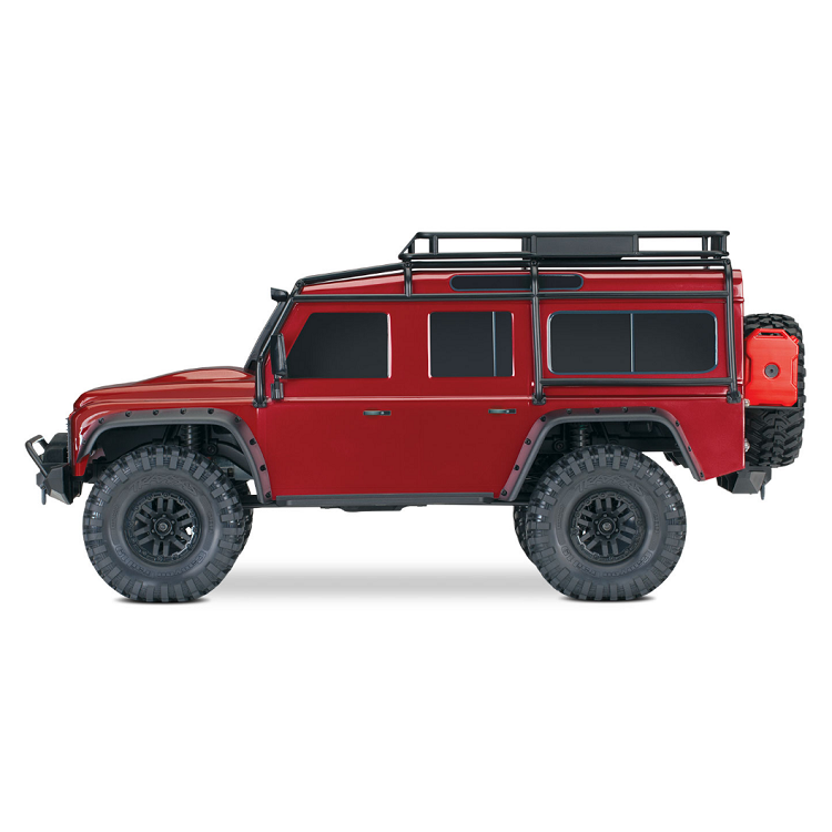 TRAXXAS TRX-4 DEFENDER Scale & Trail Crawler Red Clipless w/ TQi 2.4Ghz Bluetooth Radio - 82256-4RED