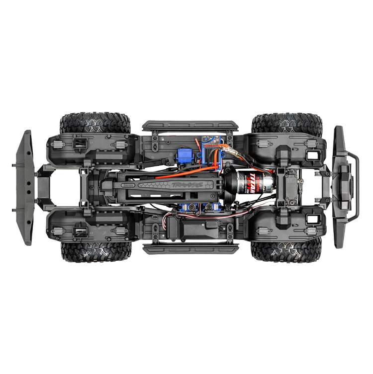 TRAXXAS TRX-4 DEFENDER Scale &amp; Trail Crawler Green Clipless chassis detail - 82256-4GRN