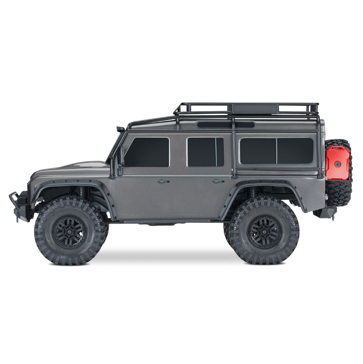TRAXXAS TRX-4 DEFENDER Scale & Trail Crawler Silver Clipless w/ TQi 2.4Ghz Bluetooth Radio - 82256-4SLVR