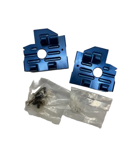 HOBAO Fr Gearbox Braces Blue Aluminium Hyper Pirate Sport - HB-84019a