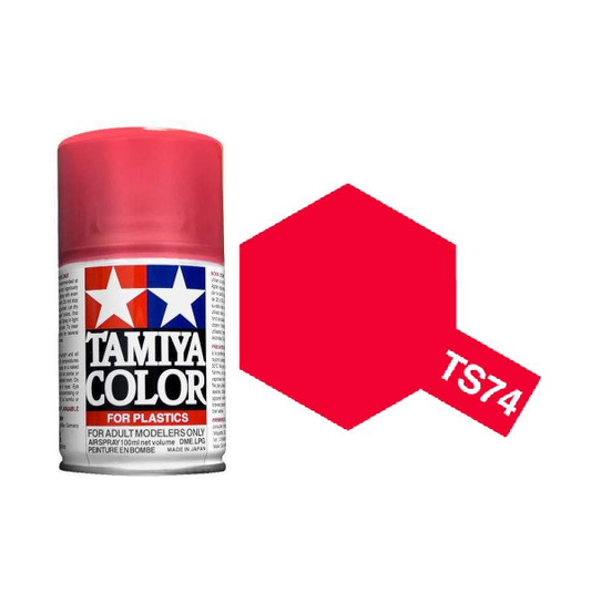 TAMIYA TS-74 Clear Red Gloss Spray 100ml - 85074