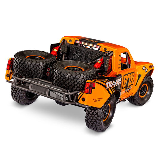 TRAXXAS UNLIMITED DESERT RACER 4WD Race Truck Orange w/ TQi 2.4Ghz Radio, Light Kit and TSM - 85086-4FOX1