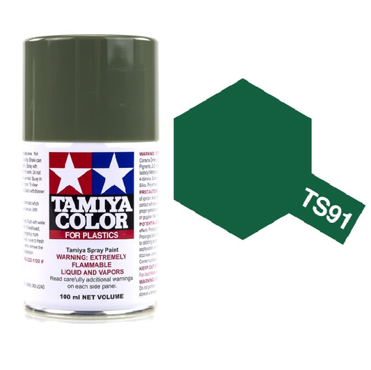 TAMIYA TS-91 JGSDF Flat Dark Green Matt Spray 100ml - 85091
