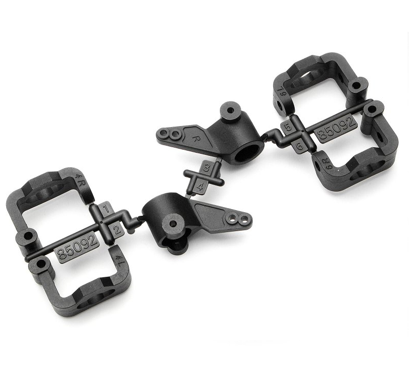 HPI Front Steering Arms & C-Hubs, 4deg & 6deg suit Sprint 2 6pcs - HPI-85092