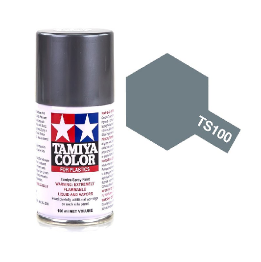 TAMIYA TS-100 Bright Gunmetal Semi-Gloss Spray 100ml - 85100