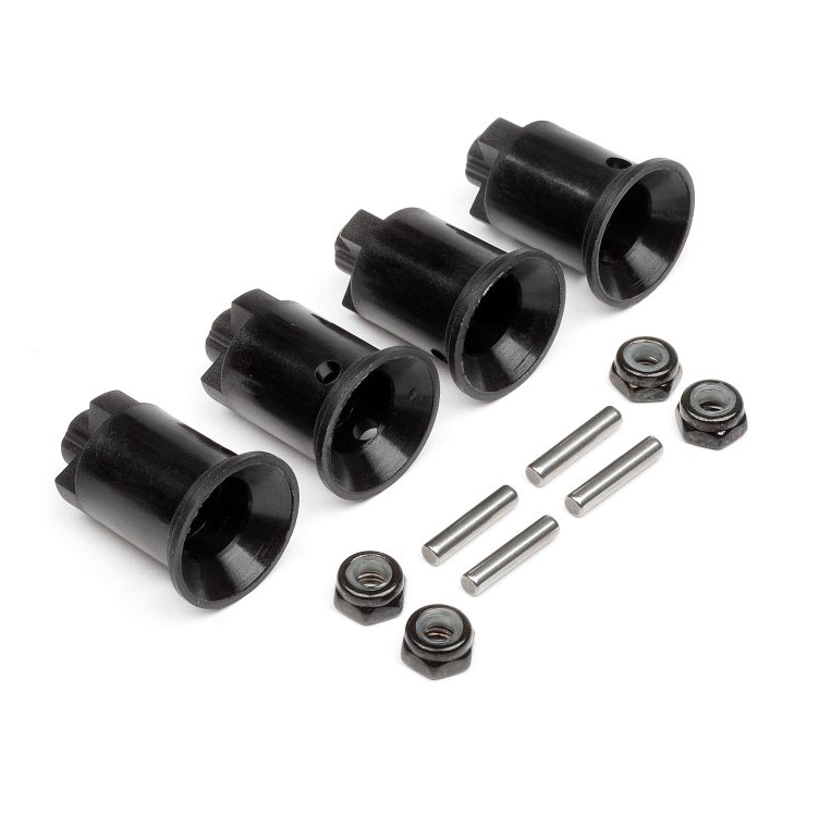 HPI Fr/Rr Stub Axles suit Cup Racer 4pcs - HPI-85285