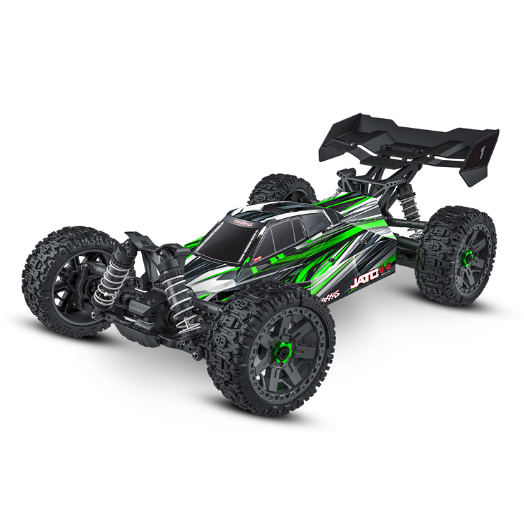 TRAXXAS JATO 4x4 Green Buggy BL-2S Driveline - 90154-4GRN