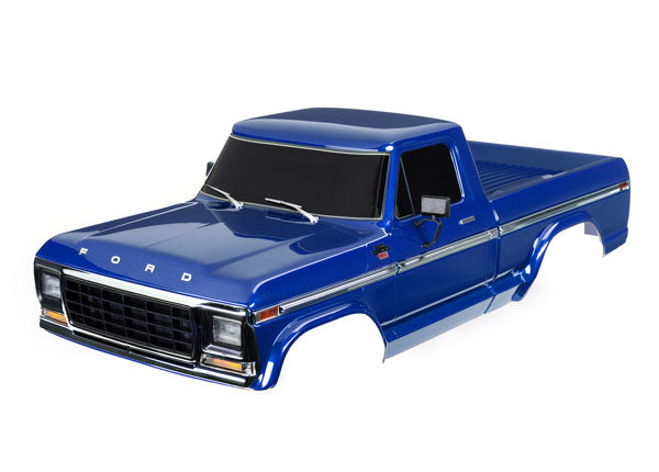 TRAXXAS Gloss Blue Painted & Finished Body Shell suit 1979 Ford F-150 Crawler WB 336mm - 9230-BLUE