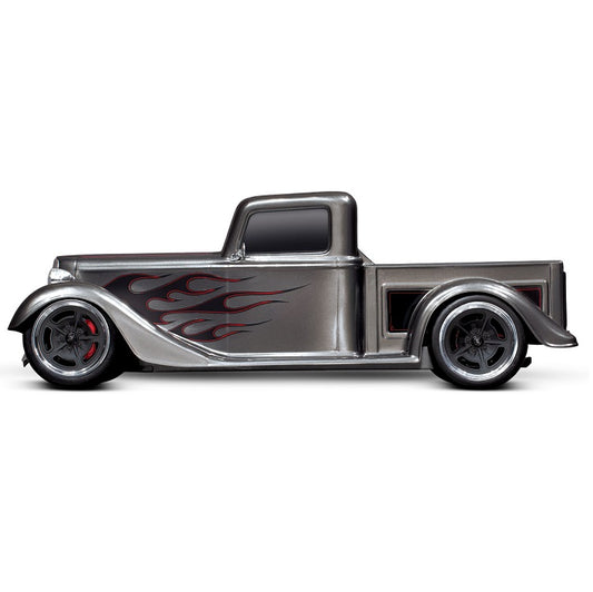 TRAXXAS 1:10 1935 Hot Rod Truck Silver AWD Factory-5 4-Tec 3.0 w/ TQ 2.4Ghz Radio - 93034-4SLVR