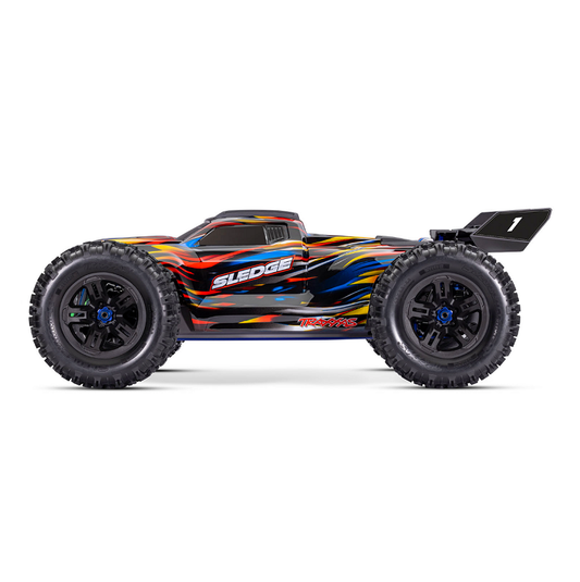 TRAXXAS SLEDGE 1:8 6S Belted Blue Monster Truck w/ VXL-6s ESC - 95096-4BLUE