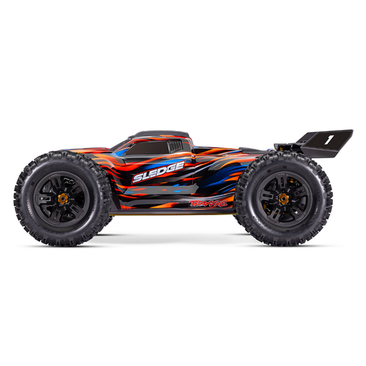 TRAXXAS SLEDGE 1:8 6S Belted Orange Monster Truck w/ VXL-6s ESC - 95096-4ORNG