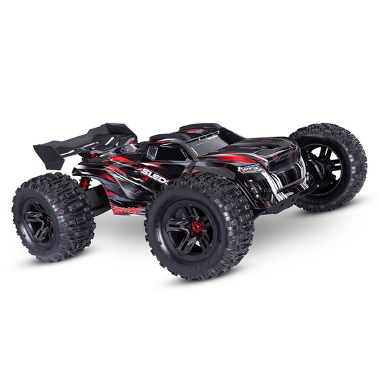 TRAXXAS SLEDGE 1:8 6S Belted Red Monster Truck w/ VXL-6s ESC - 95096-4RED