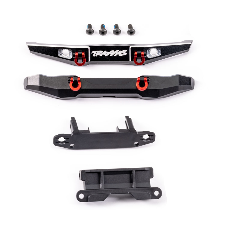 TRAXXAS Fr & Rr Aluminium Bumper w/ Mounts suit TRX-4M Ford Bronco - 9735X