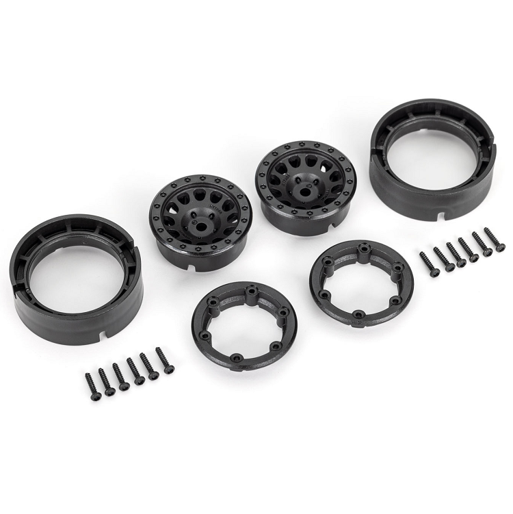 TRAXXAS Method 1.0in Race Wheels 105 Beadlocks suit TRX-4M 2pcs - 9781