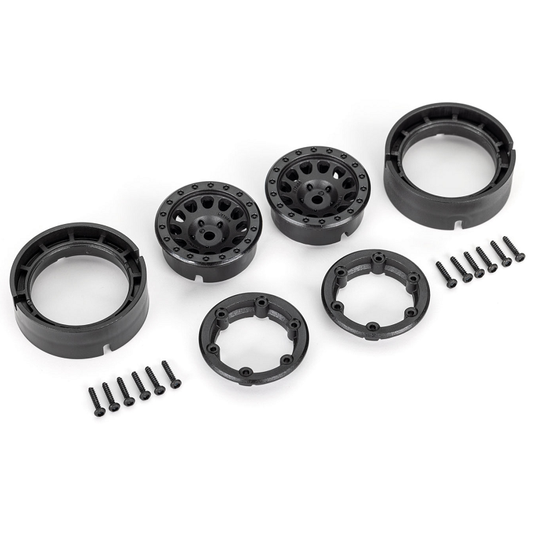 TRAXXAS Method 1.0in Race Wheels 105 Beadlocks suit TRX-4M 2pcs - 9781