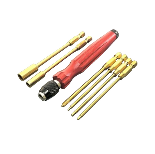 ABSIMA 6 Piece Metric Hex & Socket Tool Kit w/ Handle - AB3000080