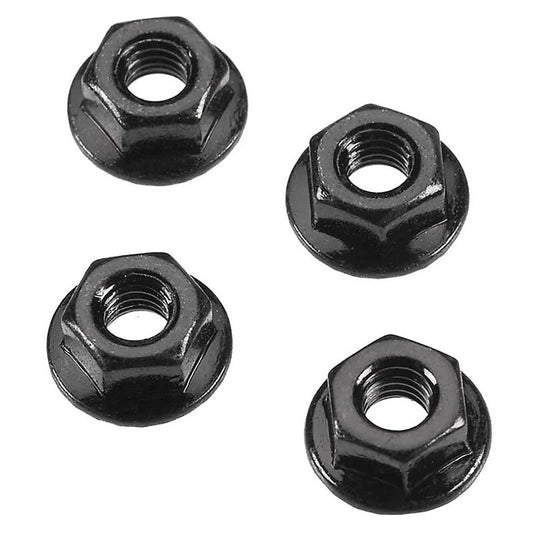 ARRMA M4 Flanged Knurled Nyloc Nuts 4pcs AR708003 - ARAC9750