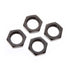 ARRMA 17mm Serrated Wheel Nuts Black Aluminium 4pcs AR310449 - ARAC9763