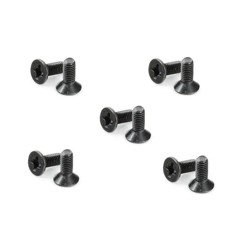 ARRMA 3x8mm Phillips Drive Countersunk Head Screws 10pcs AR726308 - ARAC9886