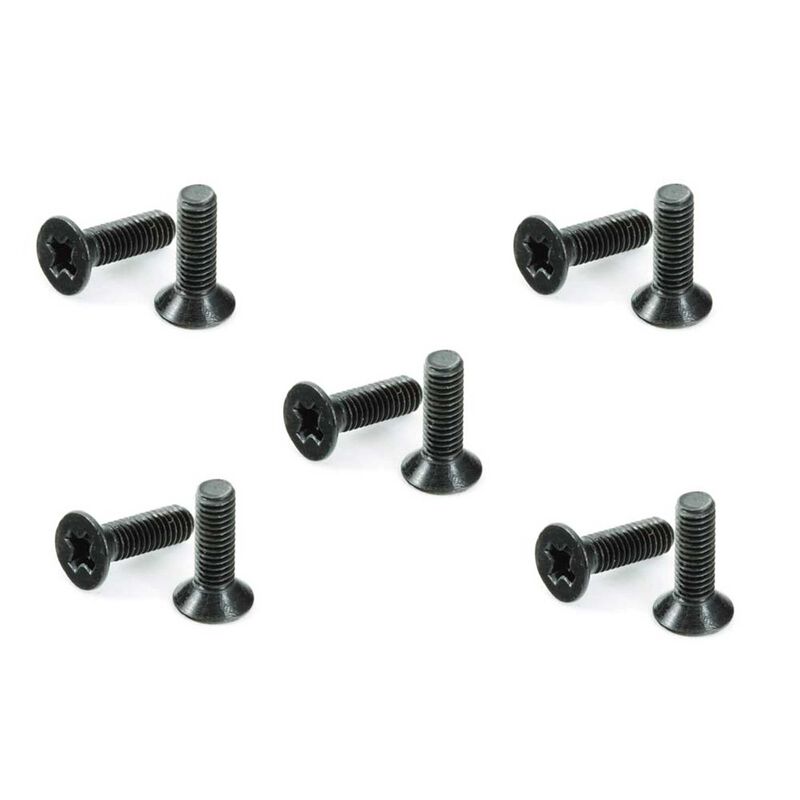 ARRMA 3x10mm Phillips Drive Countersunk Head Screws 10pcs AR726310 - ARAC9887