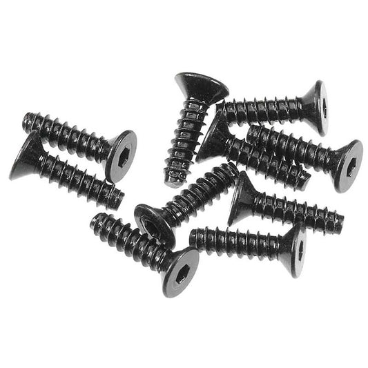AXIAL 2.6x10mm Hex Drive Countersunk Head Plastic Threaded Screws 10pcs AXA0414 - AXIC0004