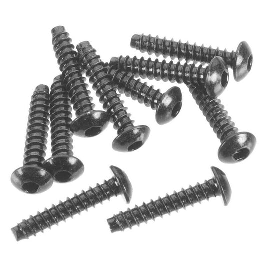 AXIAL 3x15mm Hex Drive Button Head Plastic Thread Screws 10pcs AXA0437 - AXIC0437