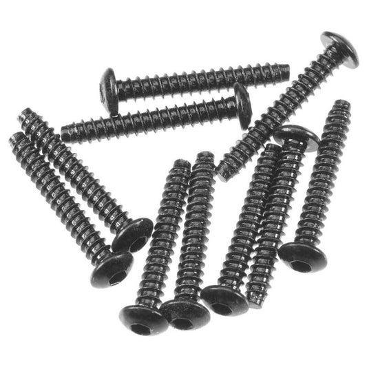 AXIAL 3x20mm Hex Drive Button Head Plastic Thread Screws 10pcs AXA0439 - AXIC0439