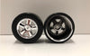 GV Slick Rubber Tyres on Chrome 5-Spoke Wheels suit LJ GTR XU-1 Torana 2pcs - D10R06NRSGA