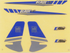 BLADE Decal Sheet w/ Blue & Silver Graphics suit BMCX - EFLH2230