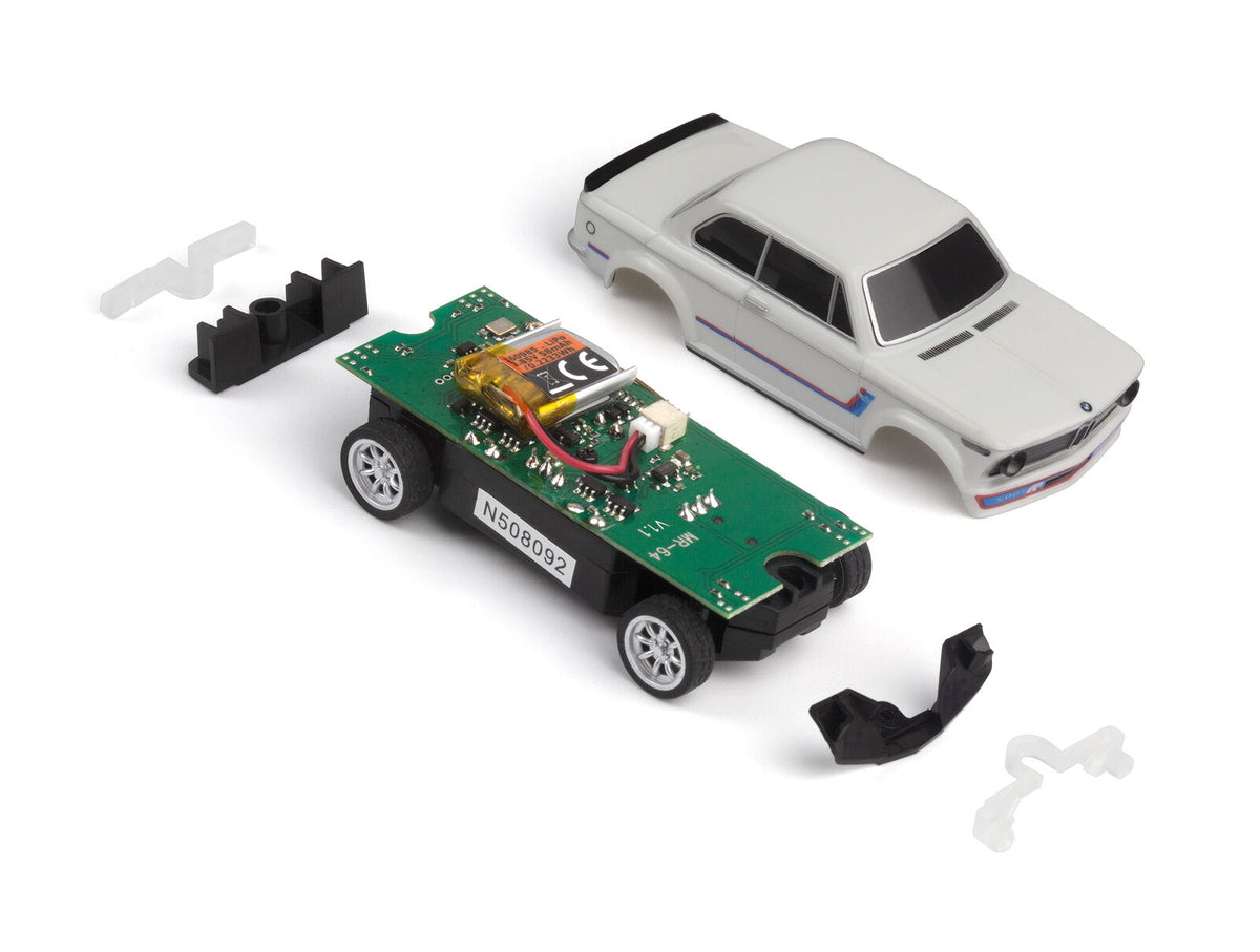 HPI 1:64 BMW  2002 Turbo White Nano-TTR RTR RC Car - HPI-161400