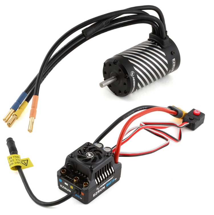 HOBBYWING EzRun Max10 4400kv 3660SD Sensored Brushless Motor & 140A ESC 5mmS 2-3S - HW38020345