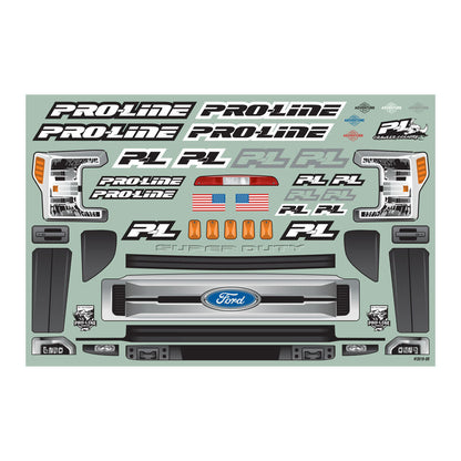 PROLINE 2017 Ford F-250 Super Duty Cab Only Clear Body suit 12.3in Crawler - PRO361900