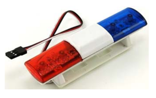 RCT Police Light Set Switchable - RCTLR119A2