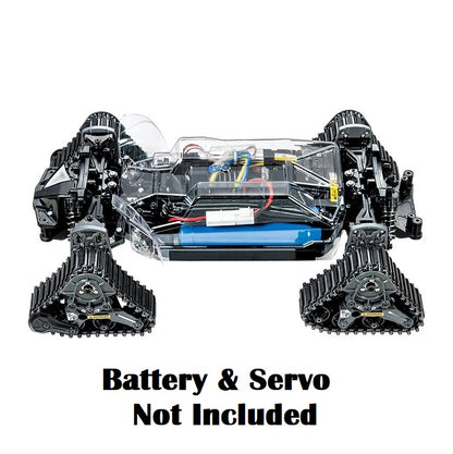 TAMIYA LANDFREEDER QUADRACK TT-02FT Kit 1:10 chassis detail - 58690
