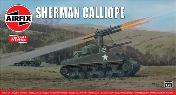 AIRFIX Sherman Calliope Tank & Rocket Launcher 1:76 - A02334V