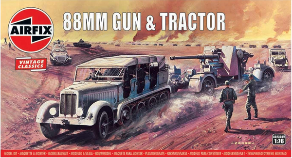 AIRFIX 88mm Gun & Tractor 1:76 - A02303V