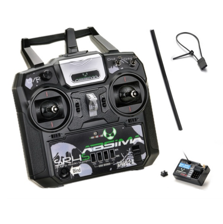 Absima R4wp V2 Receiver ABSIMA SR4S 2.4ghz 4ch Surface Radio w/ R4WP 4ch Receiver - AB2000022 ...