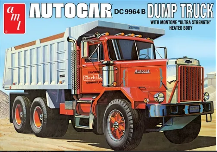 AMT Autocar DC9964-B Dump Truck 1:25 - AMT1150
