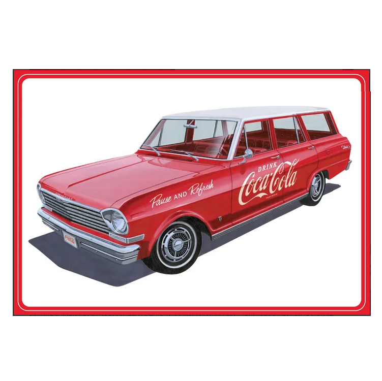 AMT 1963 Chevy II Nova Wagon w/ Coca-Cola Crates 1:25 - AMT1353