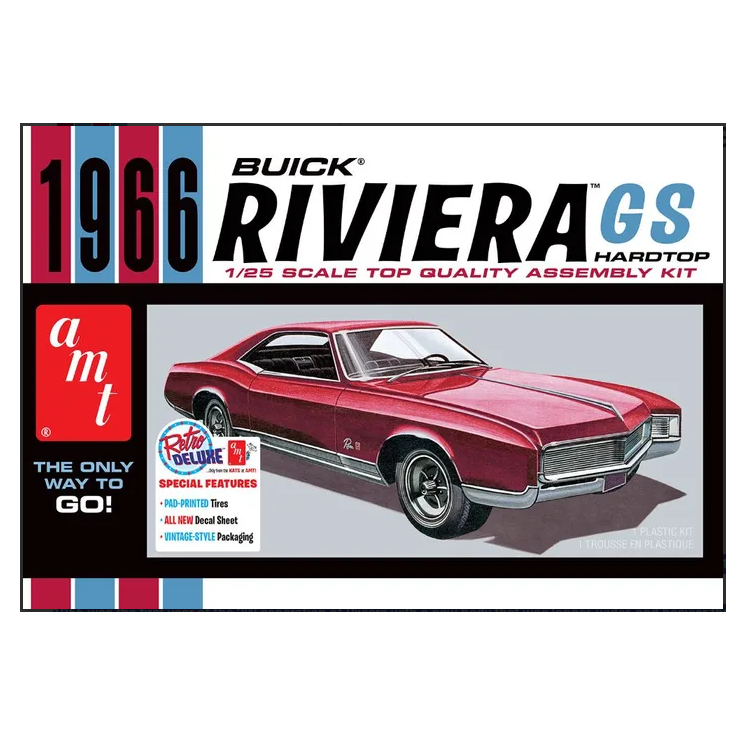 AMT 1966 Buick Riviera GS 1:25 - AMT1439