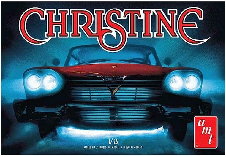 AMT Christine 1958 Plymouth Sport Fury White 1:25 - AMT840