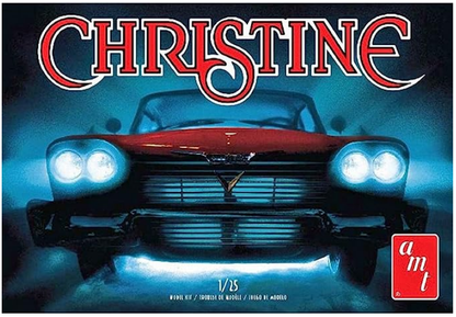 AMT Christine 1958 Plymouth Sport Fury White 1:25 - AMT840