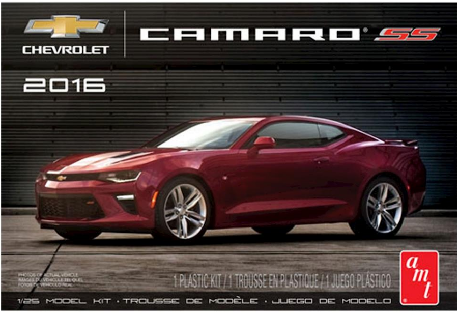 AMT 2016 Chevy Camaro SS Garnet Red Snap Kit 1:25 - AMT982