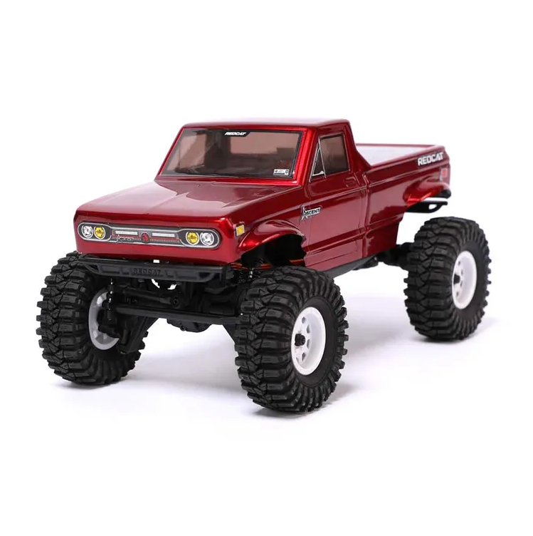 REDCAT 1:18 EP Ascent-18 Metallic Red Ute Rock Crawler w/ Radio, Battery & Charger - RCATASCENT18-R