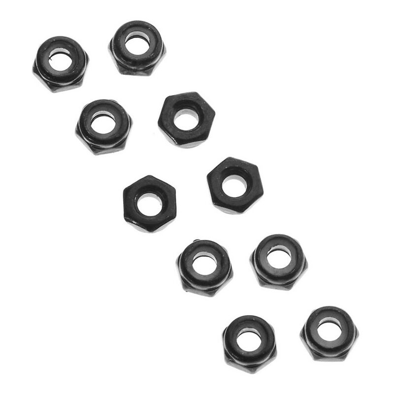 AXIAL M3 Thin Nyloc Nuts 10pcs AXA1052 - AXA1052