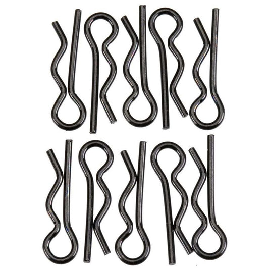 AXIAL 6mm Black Body Clips 10pcs AXA1059 - AXIC1059