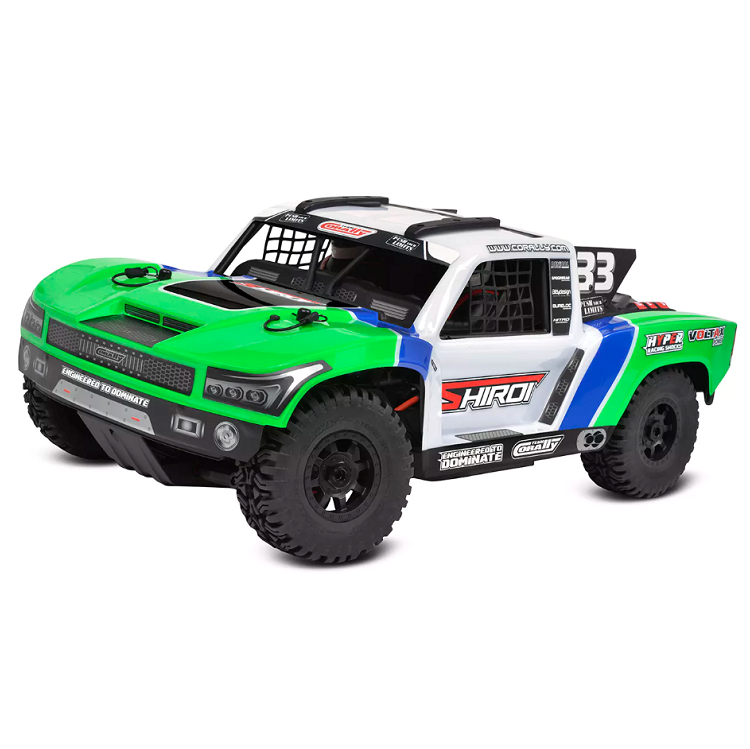 TEAM CORALLY Shiroi XP-6 6S Green Short Course Truck w/ 2050kv Brushless Driveline - C-00278-G