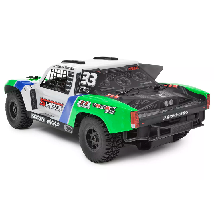 TEAM CORALLY Shiroi XP-6 6S Green Short Course Truck w/ 2050kv Brushless Driveline - C-00278-G